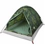 vidaXL Tente de camping à dôme 2 personnes camouflage imperméable