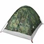 vidaXL Tente de camping à dôme 2 personnes camouflage imperméable