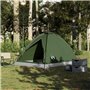 vidaXL Tente de camping à dôme 4 personnes vert olive imperméable