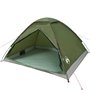 vidaXL Tente de camping à dôme 4 personnes vert olive imperméable