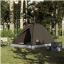 vidaXL Tente de camping à dôme 4 personnes marron imperméable