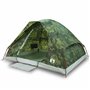 vidaXL Tente de camping à dôme 2 personnes camouflage imperméable