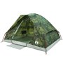 vidaXL Tente de camping à dôme 2 personnes camouflage imperméable