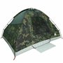 vidaXL Tente de camping à dôme 2 personnes camouflage imperméable