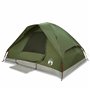 vidaXL Tente de camping à dôme 4 personnes vert olive imperméable