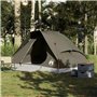 vidaXL Tente de camping à dôme 4 personnes marron imperméable