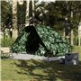 vidaXL Tente de camping à dôme 4 personnes camouflage imperméable