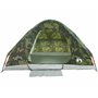 vidaXL Tente de camping à dôme 4 personnes camouflage imperméable