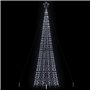 vidaXL Arbre de Noël lumineux avec pointes 1534 LED blanc froid 500 cm