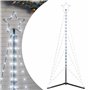 vidaXL Guirlande de sapin de Noël 363 LED blanc froid 182 cm