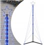 vidaXL Guirlande de sapin de Noël 363 LED bleu 182 cm