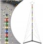 vidaXL Guirlande de sapin de Noël 363 LED colorées 182 cm