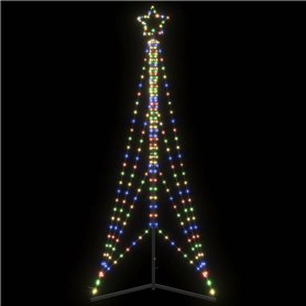 vidaXL Guirlande de sapin de Noël 483 LED colorées 240 cm