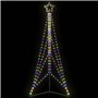 vidaXL Guirlande de sapin de Noël 483 LED colorées 240 cm