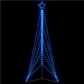 vidaXL Guirlande de sapin de Noël 525 LED bleu 302 cm