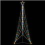 vidaXL Guirlande de sapin de Noël 525 LED colorées 302 cm