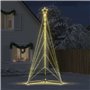 vidaXL Guirlande de sapin de Noël 615 LED blanc chaud 404,5 cm