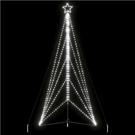 vidaXL Guirlande de sapin de Noël 615 LED blanc froid 404