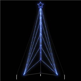 vidaXL Guirlande de sapin de Noël 615 LED bleu 404