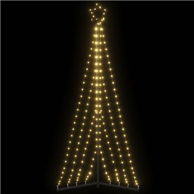 vidaXL Guirlande de sapin de Noël 339 LED blanc chaud 187 cm