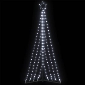 vidaXL Guirlande de sapin de Noël 339 LED blanc froid 187 cm