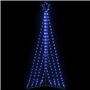 vidaXL Guirlande de sapin de Noël 339 LED bleu 187 cm