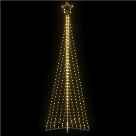 vidaXL Guirlande de sapin de Noël 495 LED blanc chaud 300