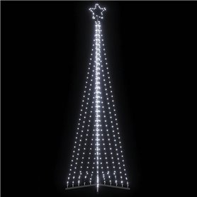 vidaXL Guirlande de sapin de Noël 495 LED blanc froid 300