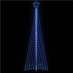 vidaXL Guirlande de sapin de Noël 495 LED bleu 300