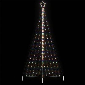 vidaXL Guirlande de sapin de Noël 570 LED colorées 399 cm