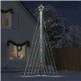 vidaXL Guirlande de sapin de Noël 570 LED colorées 399 cm