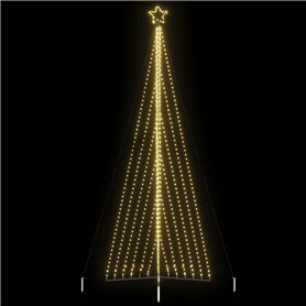 vidaXL Guirlande de sapin de Noël 789 LED blanc chaud 476 cm