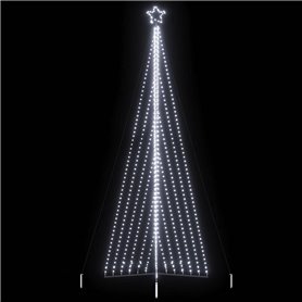 vidaXL Guirlande de sapin de Noël 789 LED blanc froid 476 cm