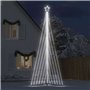 vidaXL Guirlande de sapin de Noël 789 LED blanc froid 476 cm