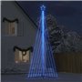 vidaXL Guirlande de sapin de Noël 789 LED bleu 476 cm