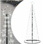 vidaXL Arbre de Noël lumineux conique 200 LED blanc froid 182 cm