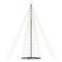 vidaXL Arbre de Noël lumineux conique 1534 LED blanc chaud 503 cm