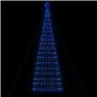 vidaXL Arbre de Noël lumineux conique 1534 LED bleu 503 cm