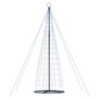 vidaXL Arbre de Noël lumineux conique 1534 LED bleu 503 cm