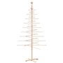 vidaXL Arbre de Noël en bois pour décoration 210 cm bois massif de pin