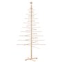 vidaXL Arbre de Noël en bois pour décoration 210 cm bois massif de pin