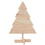 vidaXL Arbre de Noël en bois pour décoration 70 cm bois massif