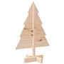 vidaXL Arbre de Noël en bois pour décoration 70 cm bois massif