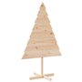 vidaXL Arbre de Noël en bois pour décoration 150 cm bois massif