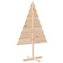 vidaXL Arbre de Noël en bois pour décoration 150 cm bois massif