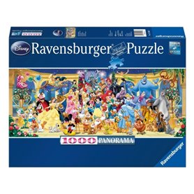 Ravensburger Puzzle 1000 p - Photo de groupe Disney (Panorama)