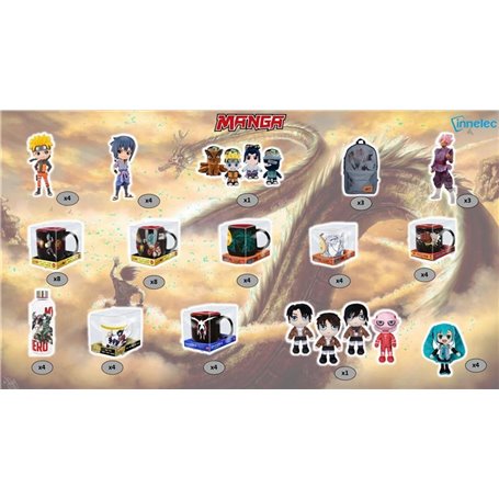 ASSORTIMENT MANGA 60PCS