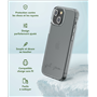 Coque iPhone 13 Infinia Transparente - 100% Plastique recyclé Just Green