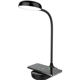 Lampe avec Chargeur induction 15W Noir Bigben