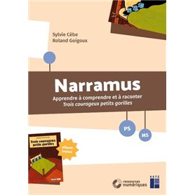 Narramus - trois courageux petits gorilles PS-MS